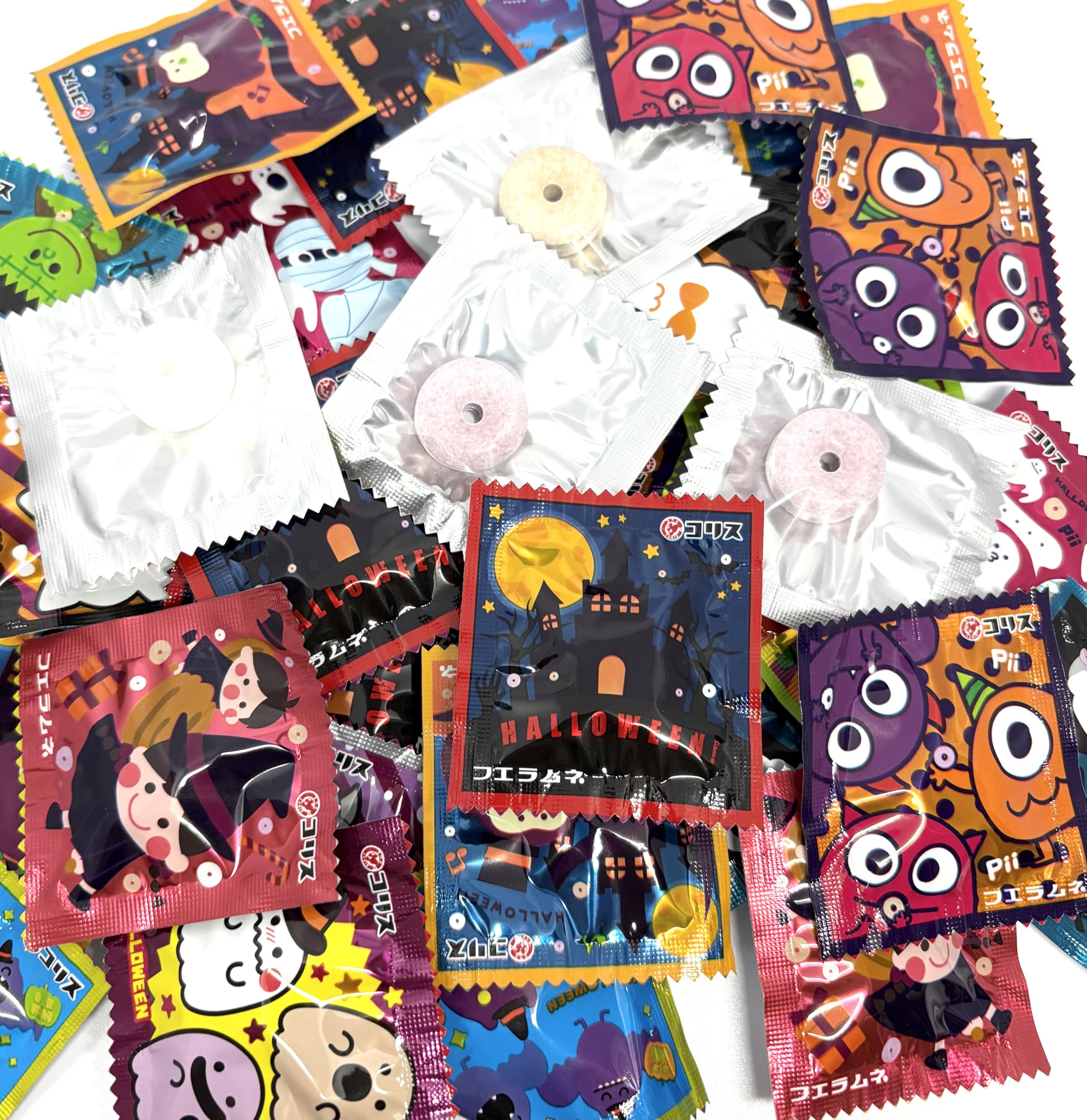 他サイトにて売切】コラージュ平袋3枚セット・光と闇のハロウィン 他